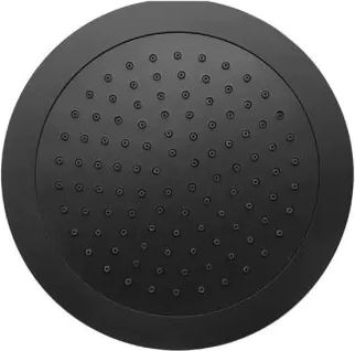 ראש מקלחת עגול 238 מ''מ River - צבע שחור