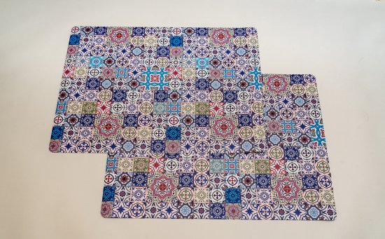 שטיח פיויסי 2 מ"מ - אריחים קטנים צבעוני  (60/120 ס"מ)