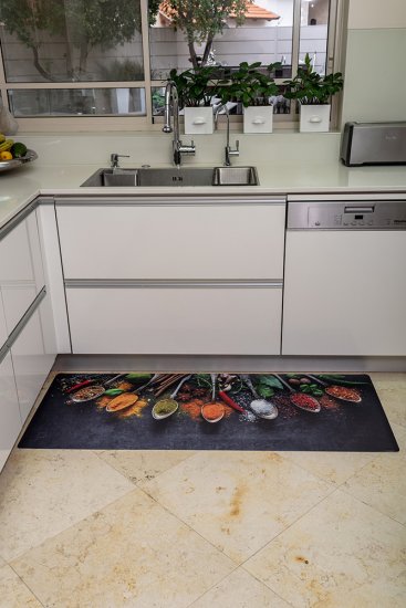 שטיח פיויסי 2 מ"מ - תבלינים אפור  (60/150 ס"מ)