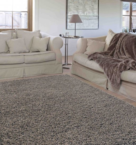 שטיח שאגי קוויבק - אפור בהיר  (200/290 ס"מ - XL)