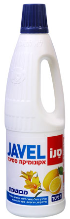 אקונומיקה סמיכה לניקוי וחיטוי סנו Javel מבושמת - נפח 1 ליטר