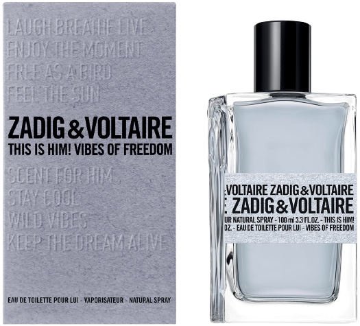 בושם לגבר 50 מ''ל Zadig & Voltaire This Is Him! Vibes of Freedom או דה טואלט E.D.T