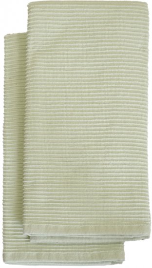 זוג מגבות מטבח 40X70 ס''מ Homestyle Ribs - צבע ירוק