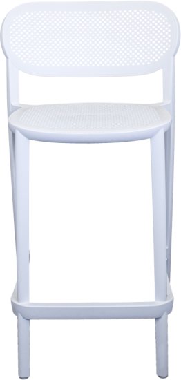 כסא בר 68 ס''מ דגם Nuta מבית Gaber - צבע לבן
