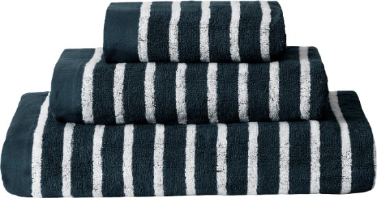 מגבת פנים גודל 50X85 ס''מ דגם Milk & Honey Homestyle - שחור