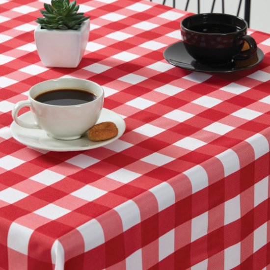 מפת שולחן גודל 145X200 ס''מ דגם Buffalo מבית Homestyle צבע אדום