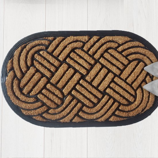 שטיחון סף 40X70 ס''מ דגם אובלי מבית Homestyle