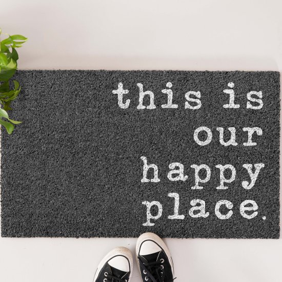 שטיחון סף 45x75 ס''מ דגם Happy Place מבית Homestyle