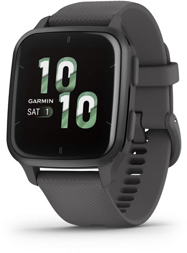 שעון ספורט חכם Garmin Venu Sq 2 - אלומיניום בצבע Slate עם קייס ורצועה בצבע Shadow Grey - כולל תמיכה מלאה בעברית - שנתיים אחריות יבואן רשמי על ידי רונלייט