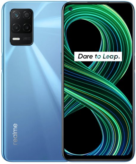 טלפון סלולרי Realme 8 5G 4GB + 64GB - צבע Supersonic Blue