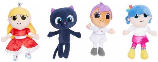 טרו וממלכת הקשת - בובת פרווה 15 ס''מ עם צלילים מבית United Smile - בובה אקראית