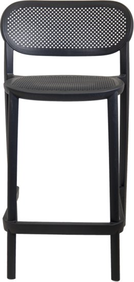 כסא בר 78 ס''מ דגם Nuta מבית Gaber - צבע אפור כהה