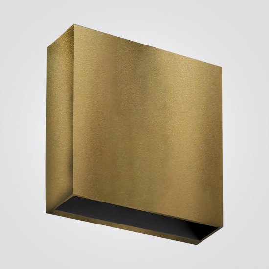 מנורת קיר גינה חוץ אפדאון לד גימי פליז S-60128-BRONZE