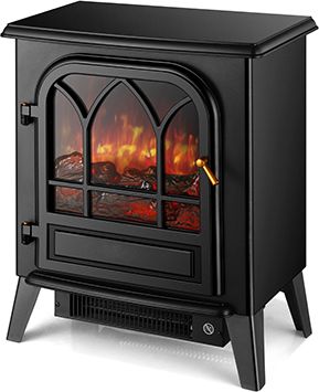 קמין חשמלי דקורטיבי Normande SF-1418 1950W - צבע שחור