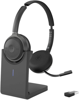 אוזניות Bluetooth קשת On-Ear אלחוטיות עם מיקרופון Avantree Alto Clair 2