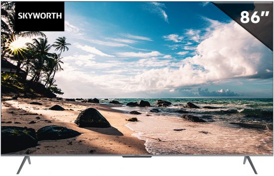 טלוויזיה חכמה Skyworth 86'' 4K UHD HDR10+ LED 86SUE9550