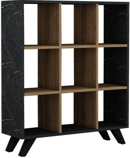 כוורת 9 תאים Tudo Design Shikma - אורן אטלנטי בשילוב שיש שחור