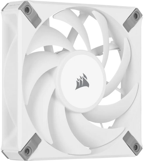 מאוורר למארז Corsair AF120 ELITE High-Performance 120mm PWM Fluid Dynamic Bearing - צבע לבן
