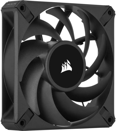 מאוורר למארז Corsair AF120 ELITE High-Performance 120mm PWM Fluid Dynamic Bearing - צבע שחור