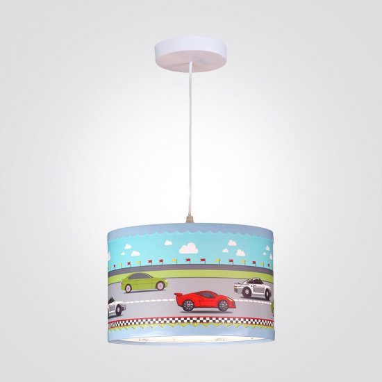 מנורת תליה ילדים אוהד מכוניות S-21124-E