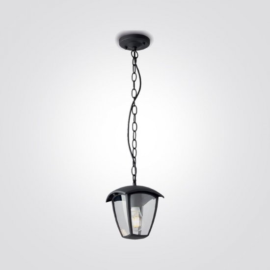 מנורת תלייה חוץ לגינה נועם S-28064-P - צבע שחור