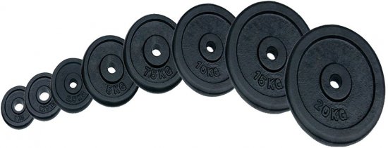 משקולת צלחת 10 ק''ג מבית Spin