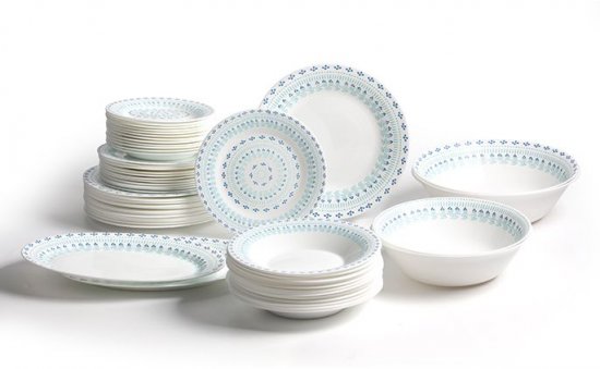 סט אוכל זכוכית אופל 54 חלקים דגם Ethnic מבית Food Appeal