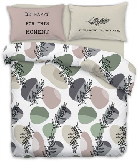 סט מצעים למיטת יחיד מיקרופייבר (100% פוליאסטר) 90X200 ס''מ דגם Moment מבית Homestyle