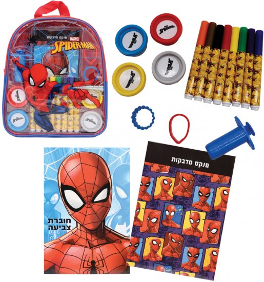 ערכת יצירה עם בצק בתיק מבית Palphot - ספיידרמן