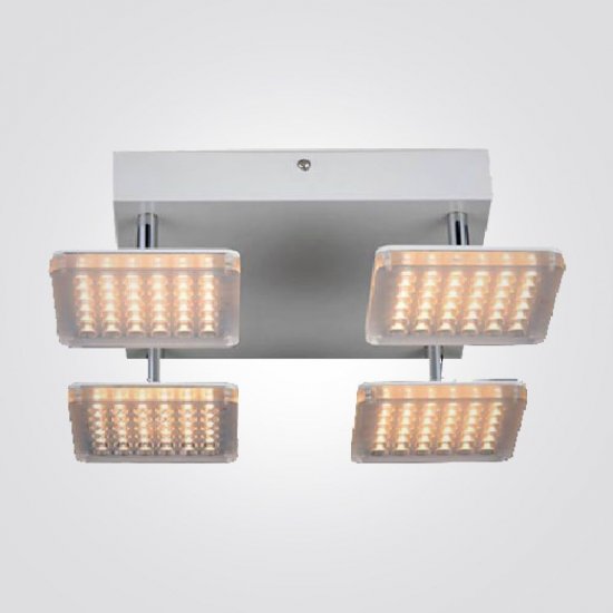 צמוד תקרה לד אדר רביעיה S-24027-4C - צבע לבן