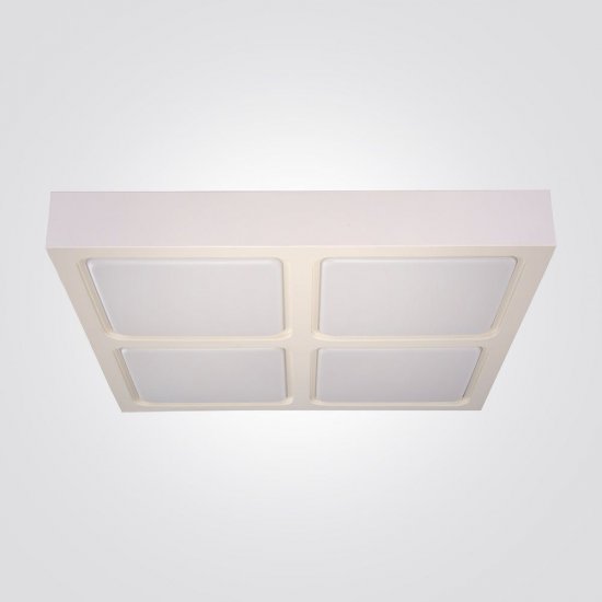 צמוד תקרה ריבועים S-24057 - צבע לבן