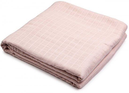 שמיכת 4 שכבות מבמבוק לתינוק Nino - צבע ורוד