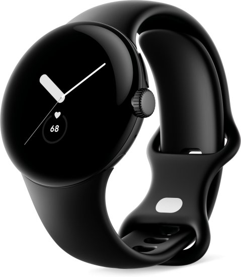 שעון חכם Google Pixel Watch 41mm - צבע שעון Matte Black / צבע רצועה Obsidian Active - שנה אחריות
