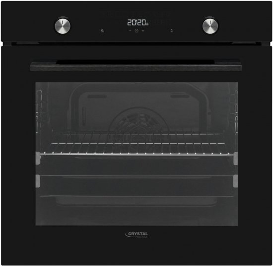 תנור בנוי 10 תוכניות 75 ליטר Crystal VO80GB - צבע זכוכית שחורה