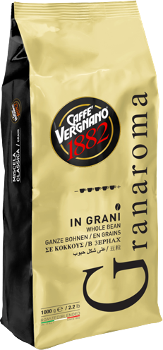 תערובת פולי קפה 1 ק''ג Caffe Vergnano 1882 Gran Aroma