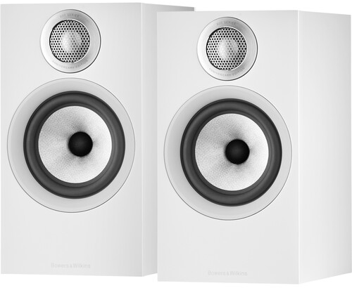 זוג רמקולים מדפיים Bowers & Wilkins 607 S2 - מהדורת Anniversary S2 - צבע לבן