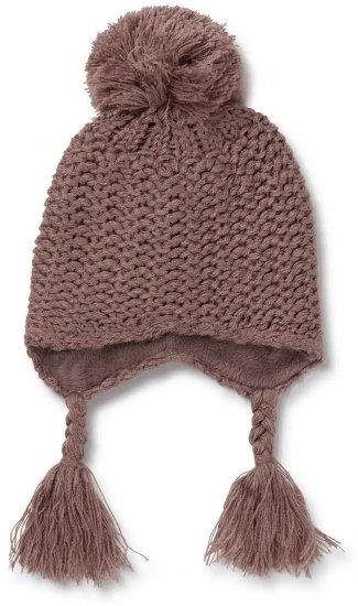 כובע אינדי לתינוקות בגילאי 6-12 חודשים מבית Nino - צבע סגול