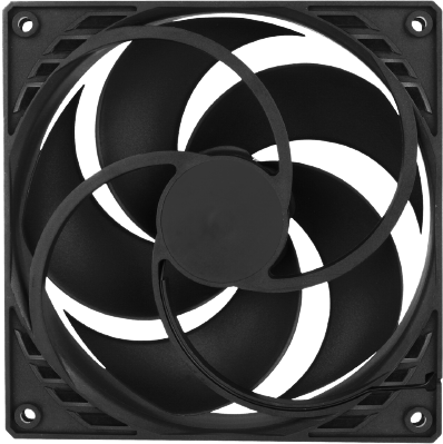 מאוורר למארז Arctic P14 PWM PST 140mm - צבע שחור