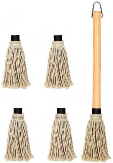 מברשת כותנה לנתחי בשר 45 ס''מ + 5 ראשים חלופיים Gorilla