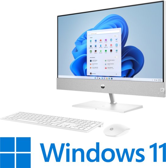 מחשב All-in-One עם מסך מגע HP Pavilion 24-CA1004NJ 79D42EA - צבע לבן