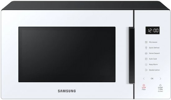 מיקרוגל דיגיטלי ציפוי קרמי 23 ליטר Samsung MS23T5018AW 800W - צבע לבן - 3 שנות אחריות יבואן רשמי Samline
