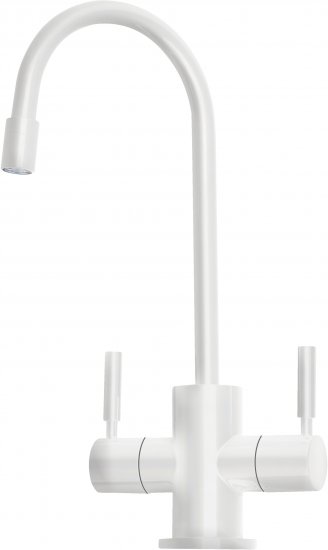 מערכת מים תת כיורית חמים / קרים עם ברז 'מודרני' מבית Klearbar - צבע ניקל - כולל הובלה והתקנה בבית הלקוח