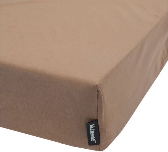 סדין רקמה למיטת תינוק 80*135 ס''מ מבית Minene - חום