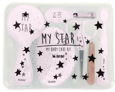 ערכת טיפוח לתינוק Minene - צבע ורוד בהיר