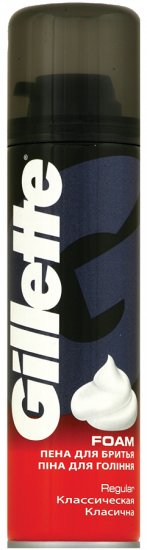 קצף גילוח לעור רגיל Gillette - נפח 200 מ''ל