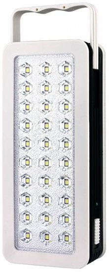 תאורת חירום נטענת ניידת 30 נורות לד 3W דגם HEM-810 מבית Hemilton