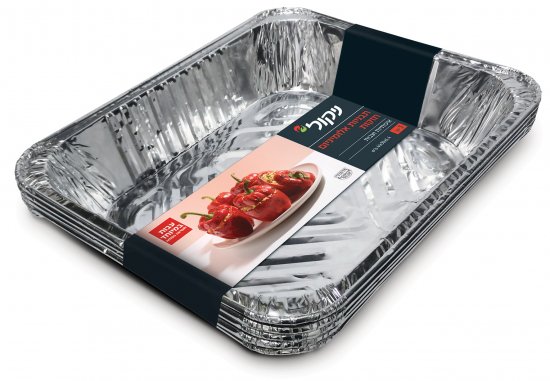 תבניות אלומיניום חזקות ניקול - סך הכל 3 יחידות