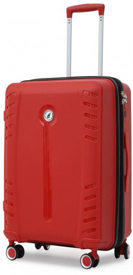 מזוודה קשיחה בלתי שבירה בגודל 28 אינץ' דגם Gambit מבית Camel Mountain - צבע אדום