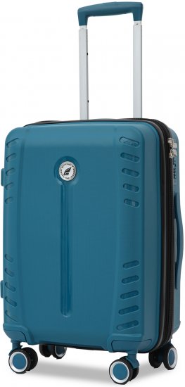 מזוודת טרולי קשיחה בלתי שבירה בגודל 20 אינץ' דגם Gambit מבית Camel Mountain - צבע טורקיז