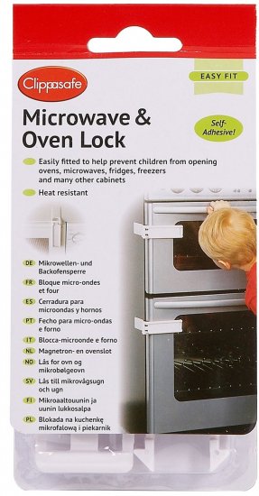 מנעול מיקרוגל ותנור מבית Clippasafe